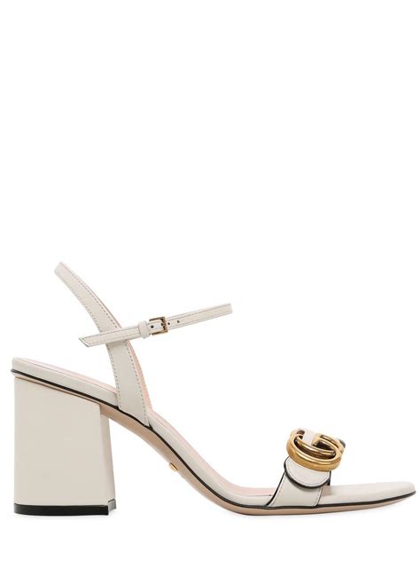 gucci white sandals uk|gucci transparent sandals.